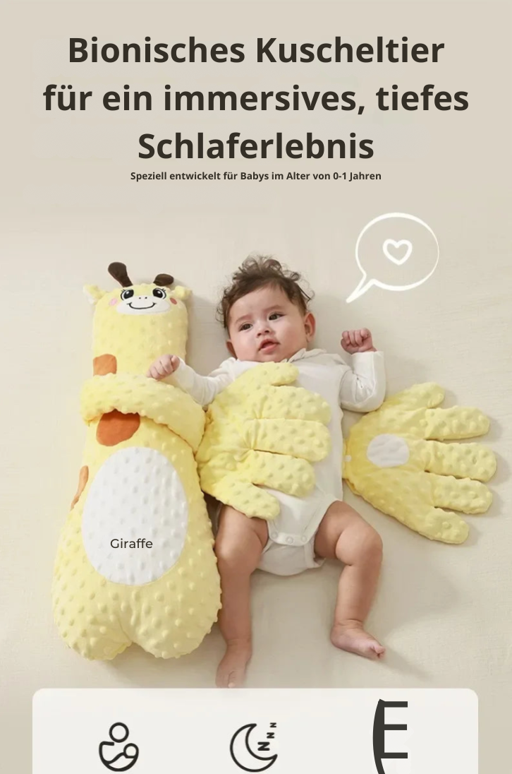 Baby-Schlafpuppe mit beruhigender Handfläche